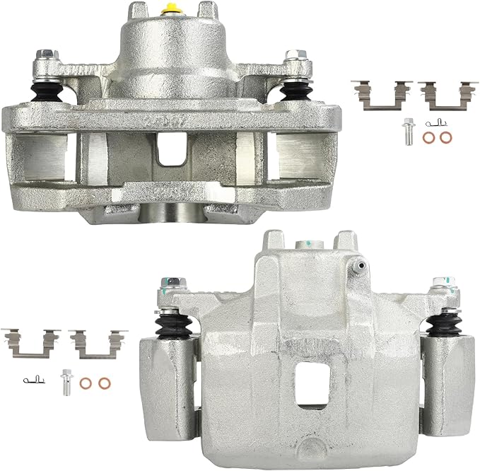 SCITOO 19B2614 19B2615 Front Left & Right Disc Brake Calipers Assembly w/Bracket For Chrysler For Sebring,For Dodge For Stratus,For Mitsubishi For Eclipse/For Galant
