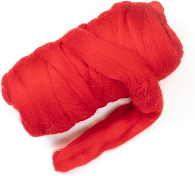 Colored Natural Wool roving, 1 lb. Best Wool - Image 2
