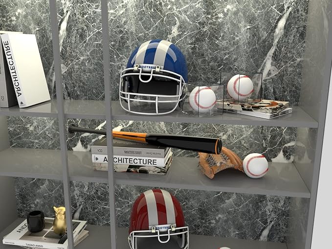 Baseball Display Case, Built-In Stand. 3.15" Square Fits Official Balls to - Image 9