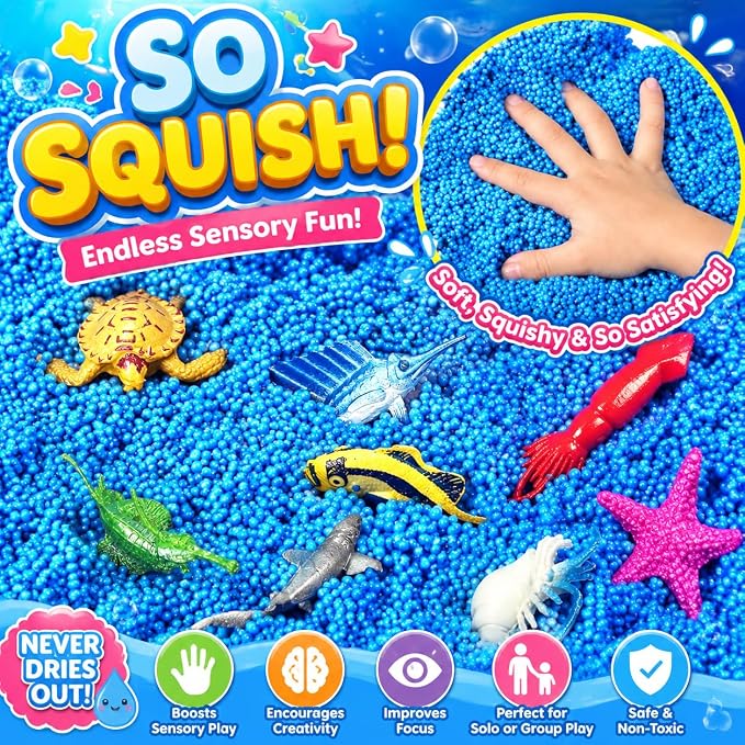 Carolart Ocean Sensory Table, Sand Table, Standing Sensory Bin | Activity Table - Image 3