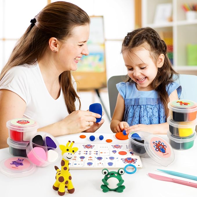 Air Dry Clay Kit for Kids, 12 Animals Modeling Clay for Kids, Molding Clay - Image 6