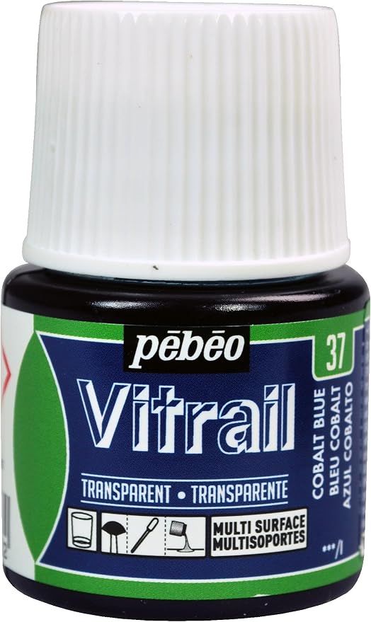 Pebeo Vitrail, Stained Glass Effect Paint, 45 ml Bottle by Unknown
