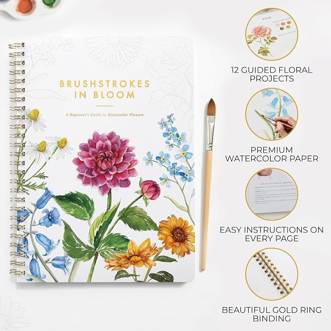 Beautiful Watercolor Workbook for Beginners - Image 7