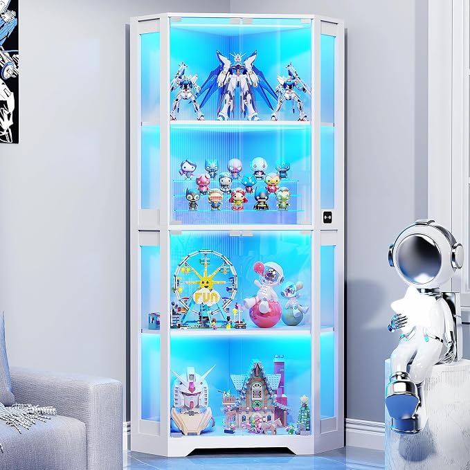 BROTTAR Lighted Corner Display Cabinet by BROTTAR