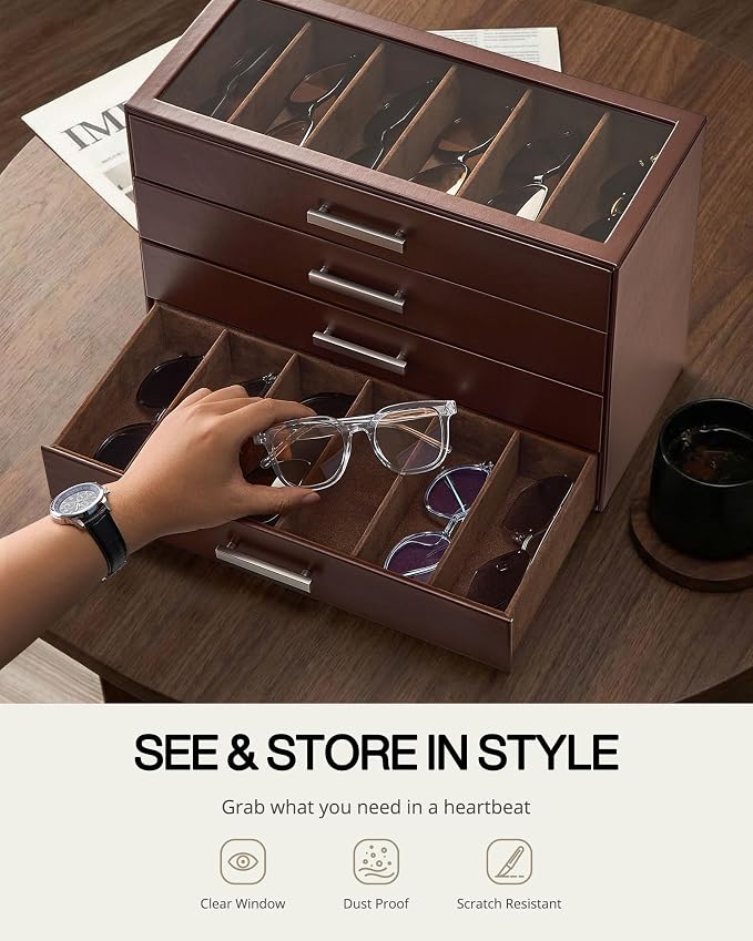 ProCase Sunglasses Organizer Box - Image 4