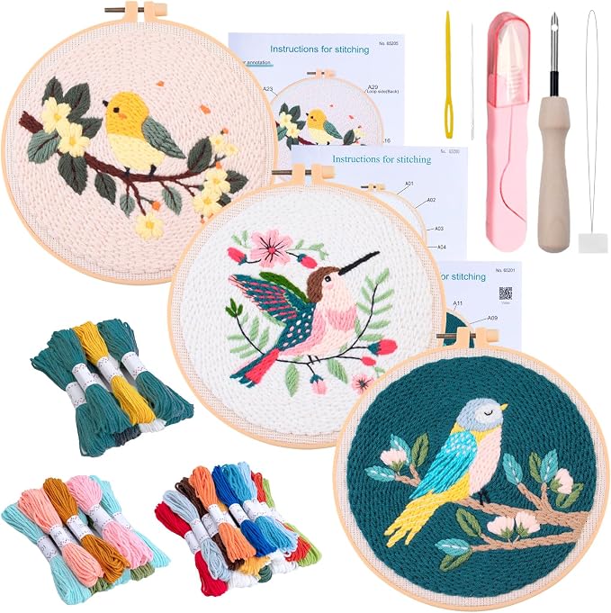 Peotclola DIY Punch Needle Kits by Peotclola