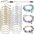 20 Piece Snake Chain Charm Bracelet by BRACELETMAKINGKIT