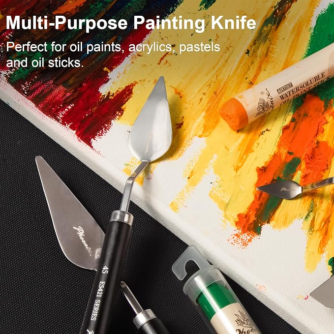 PHOENIX Flexible Palette Knife Set - Image 9