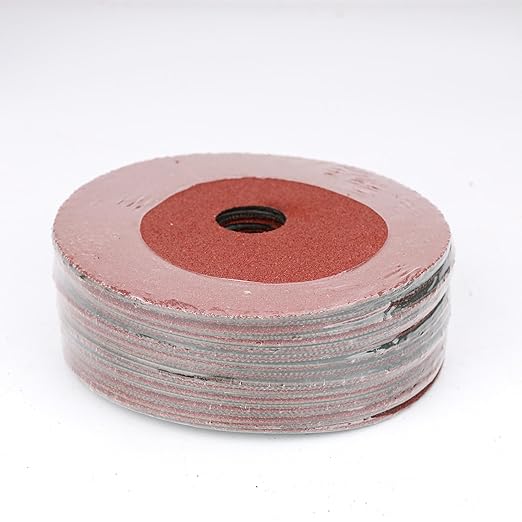 Aluminum Oxide Resin Fiber Sanding and Grinding Discs, 5” x 7/8”, 60 Grit - 25 Pack