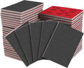 20 Pcs 3 x 4 Inch 2000 Grit Sanding Sponge Set, Ultra Fine Sanding Sponges Pads, Soft Foam Hand Sander Block Wet Dry Sandpaper for Model Drywall Metal Wood Furniture Polishing