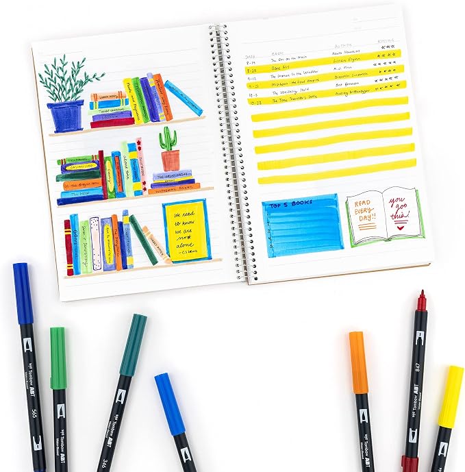 Tombow Dual Brush Marker 10-Piece Set: Primary - Image 12