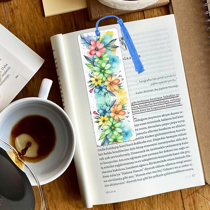 DSYIL 100 Sets Watercolor Paper Bookmarks - Image 5