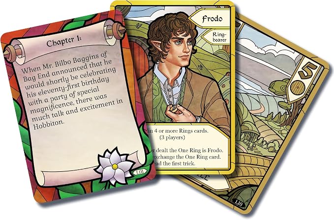 Asmodee The Lord of The Rings The Fellowship of The Ring Trick-Taking Game - Image 7