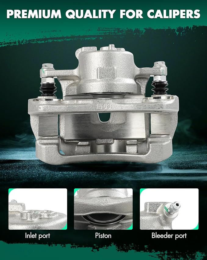 SCITOO Front Left Brake Caliper With Bracket 19B3196 Compatible For Toyota For RAV4 2006-2018