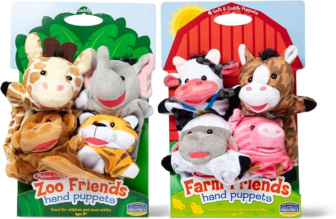Melissa & Doug Animal Hand Puppets - Image 6
