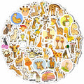BulbaCraft Giraffe Stickers for Water Bottle, Scrapbooking, Laptop Decals — by BulbaCraft