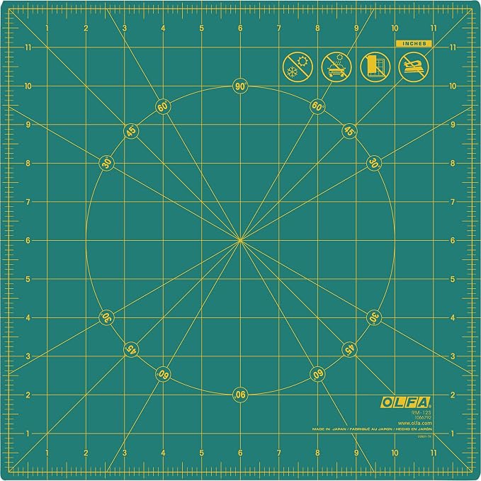 OLFA 12" x 12" Rotating Cutting Mat by OLFA