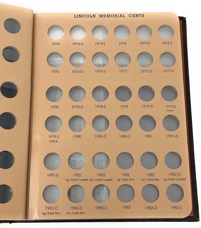 Dansco US Lincoln Memorial Cent Coin Album 1958 - Image 5