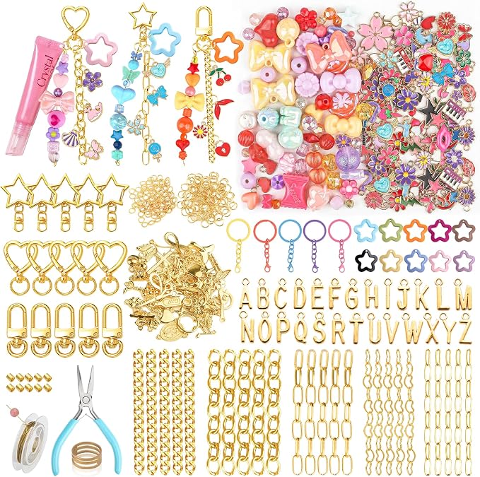 Ecoofor 364 Pcs Keychain Making Kit - Image 8