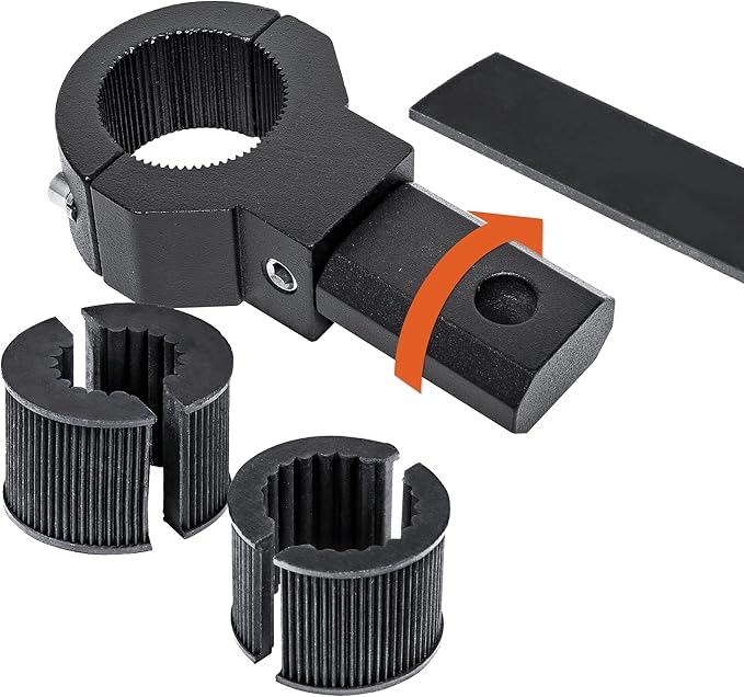 Off-Road ATV UTV Light Bar Mount Mounting Bracket Mini Bar Clamp Kit [0.75"/1"/1.25" Inch] [360-Degree] [2 Stud Sizes] [Aluminium] [1 Unit] Bull Bar Roll Bar Clamp Roll Cage Clamps Mount For ATV UTV