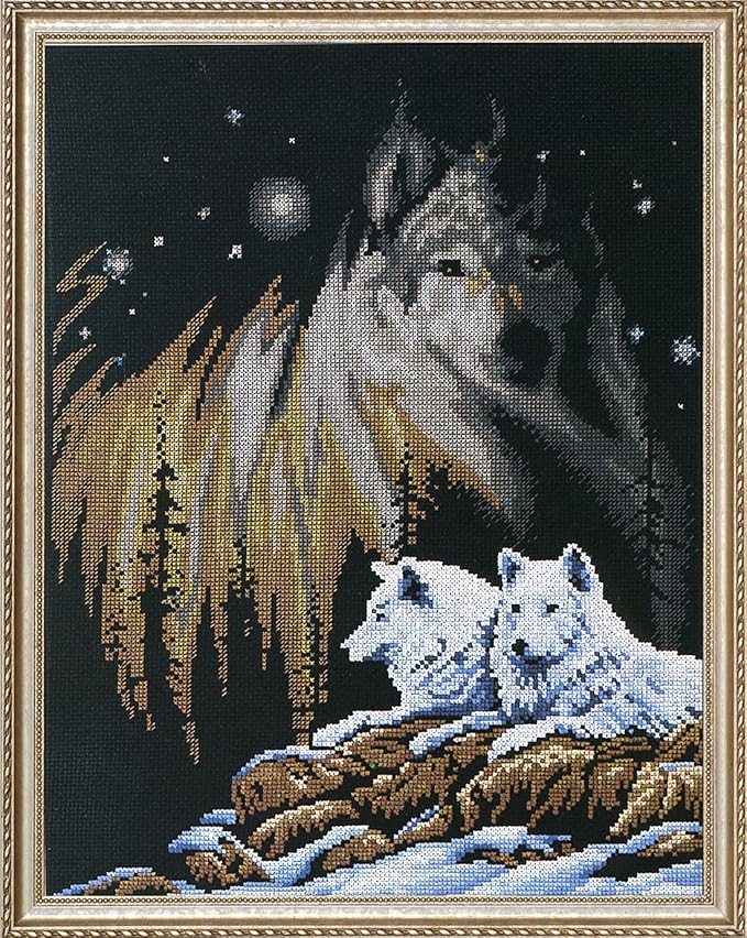 Janlynn Counted Cross Stitch Kit, Northern Lights by Janlynn