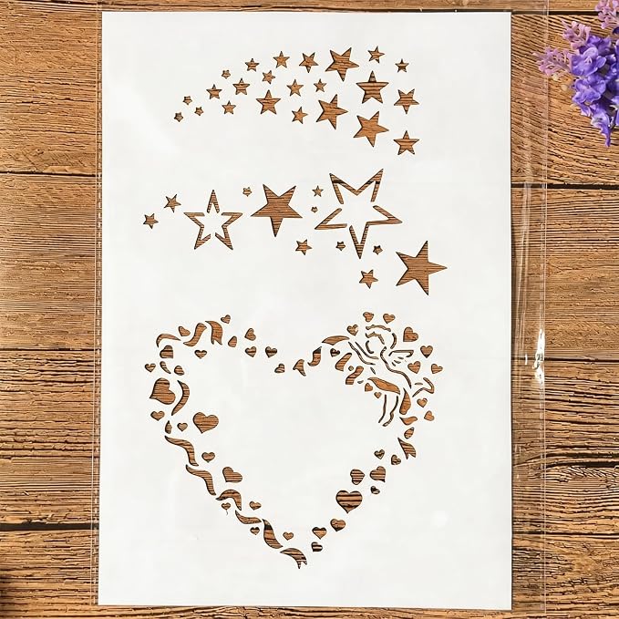 TIAMECH A4 Stars Meteor Stencil by TIAMECH