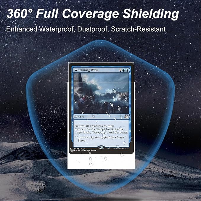 400 Pack Card Sleeves, 200 Matte White Trading Card Sleeve and 200 Inner - Image 5