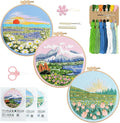 RidaaFri Embroidery Kit for Beginner, Hand Embroidery Practice Set by RidaaFri