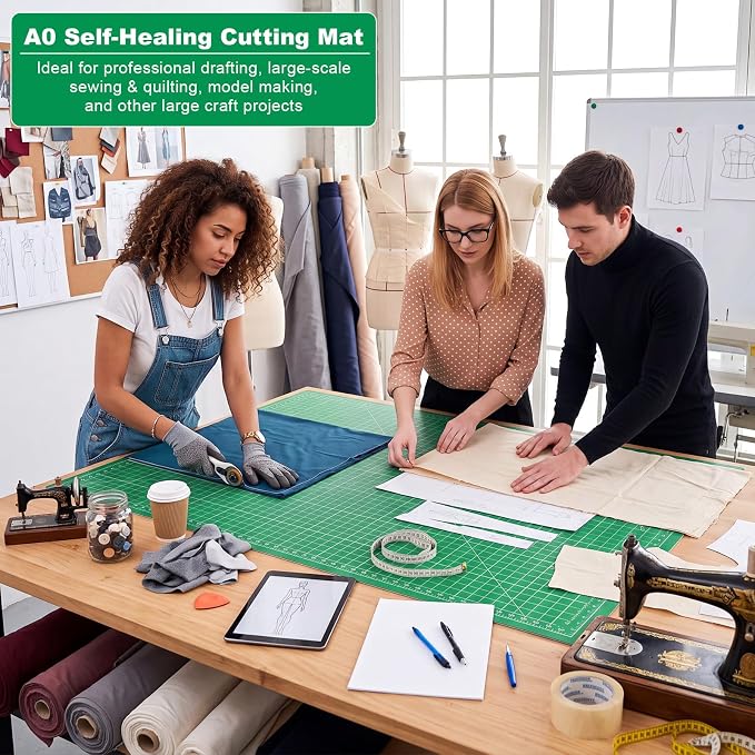 Pangda 36 x 48 in Large Self Healing Cutting Mat Extra Thick Double Sided - Image 5