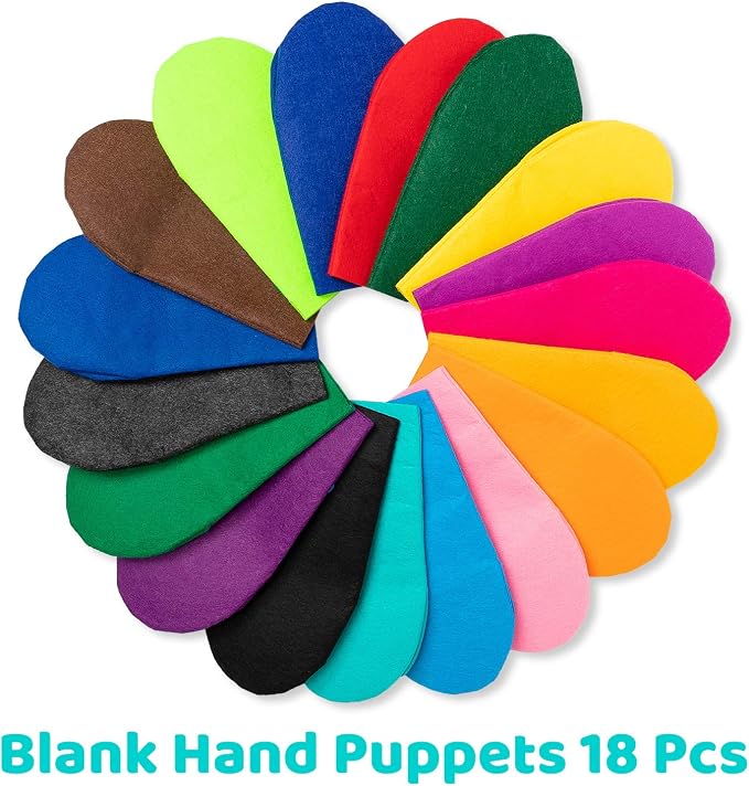 WATINC 18Pcs Hand Puppets Making Kit - Image 3