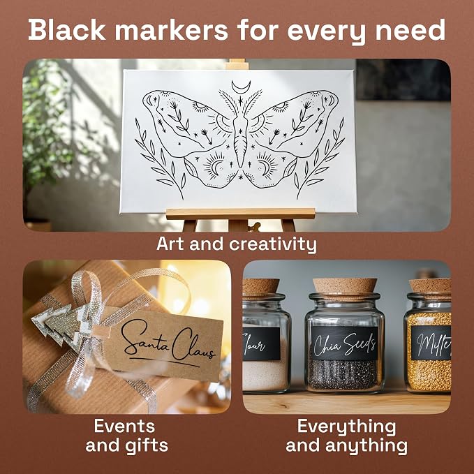 ARTISTRO Black Paint Pens - Image 6