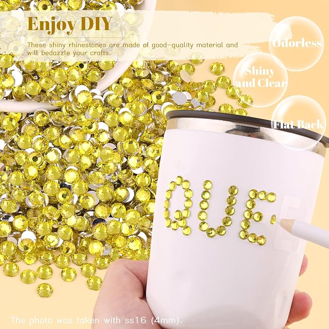 4000PCS 5mm Resin Rhinestones Bulk - Image 4