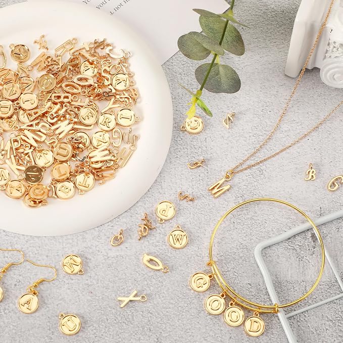 SANNIX Letter Charms, KC Gold - Image 4