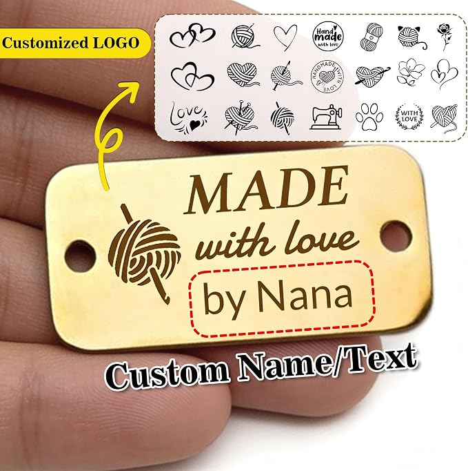 10-100Pcs Personalized Metal Tags - Image 2