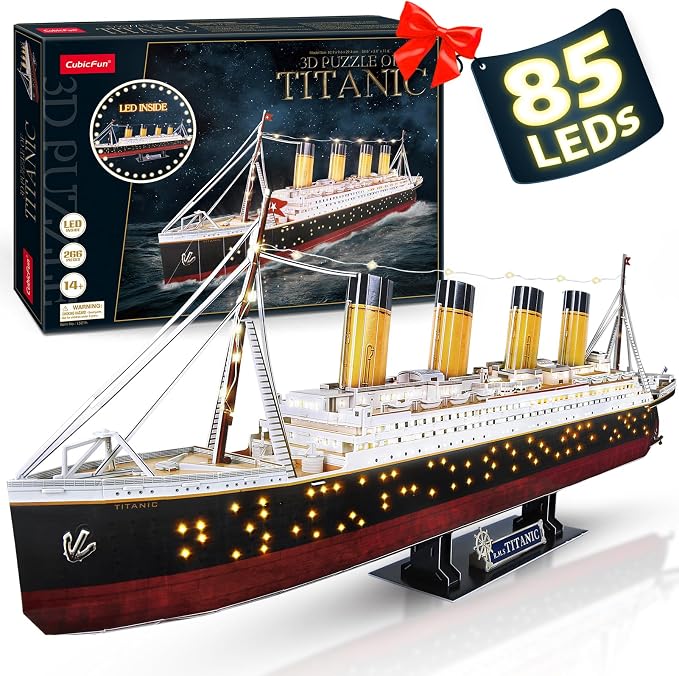 CubicFun Titanic 3D Model Ship Puzzle by CubicFun