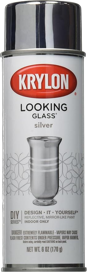 Krylon Looking Glass Silver-Like Aerosol Spray Paint 6 Oz. by Krylon%C2%AE