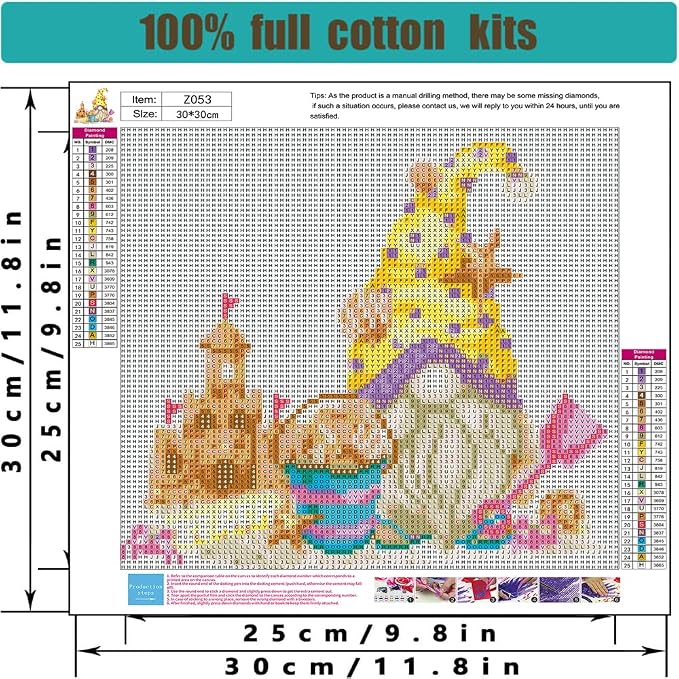 Gnome Cross Stitch Kits for Adults - Image 6