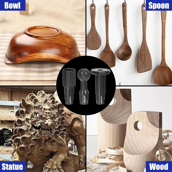 3 PCS Upgraded Wood Grinder Ball Gouge - Image 5