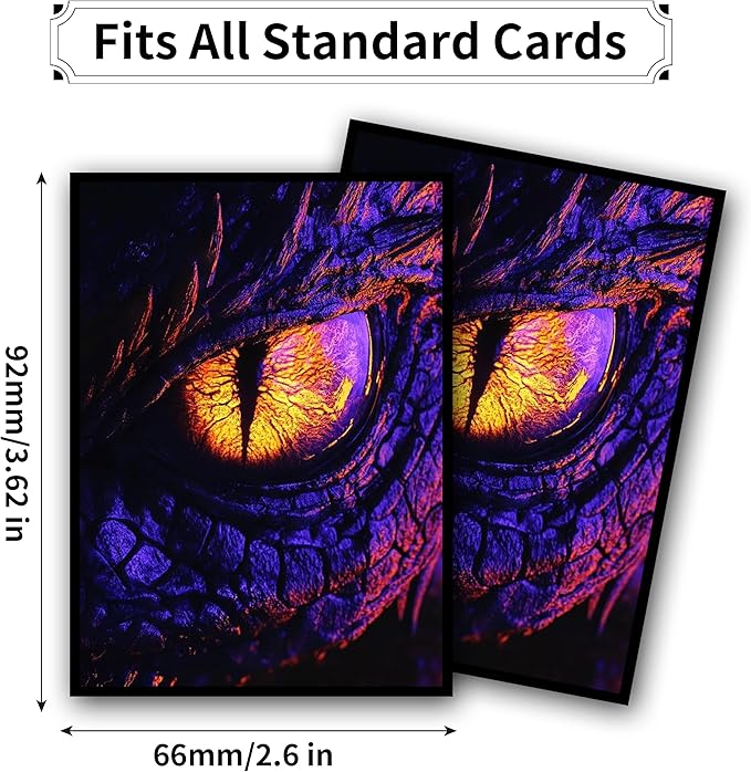 MTG Card Sleeves, Ultra Clear Front & Matte Finish Back - Image 5