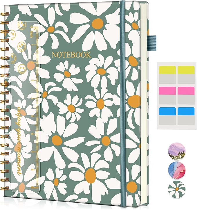 Spiral Notebook Journal 8.5” x 11”, A4 Large Notebooks by UEBZFOCS