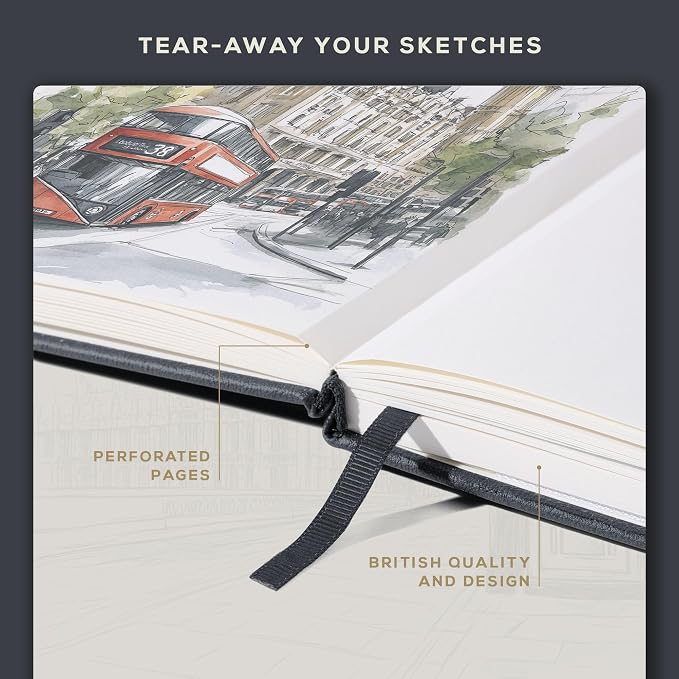 Beechmore Books A5 Mixed Media Sketchbook - Image 5