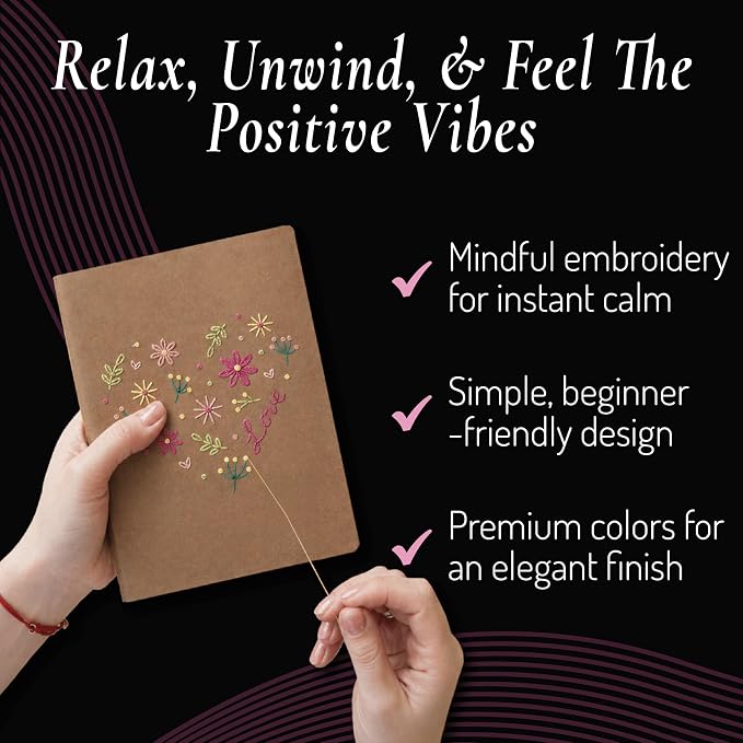 Unwynd Embroidery Kit Floral Theme - Image 5