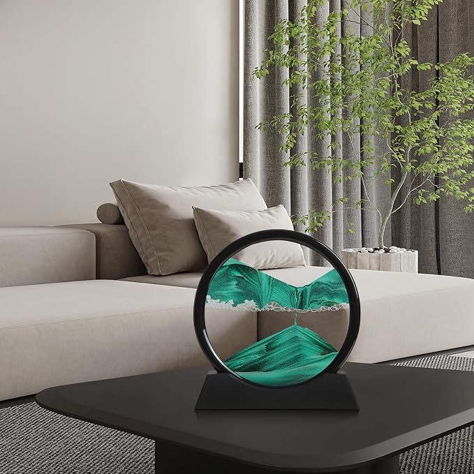 Moving Sand Art Liquid Motion, 3D Deep Sea Sandscape Color Quicksand Decor - Image 5