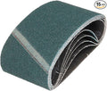 HARFINGTON 3-1/2 x 15-1/2 Inch Sanding Belts, 15 Pcs 60 Grit Zirconia Abrasive Belt Sander File Belt for Woodworking, Metal Polishing, Knife Sharpener