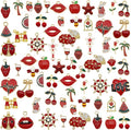 30pcs Mixed Enamel Charms Pendants by JulieWang-FortheLoveofHandmade