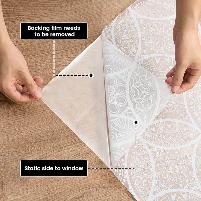 DKTIE Bohemian Decor Stained Glass Window Film - Image 9