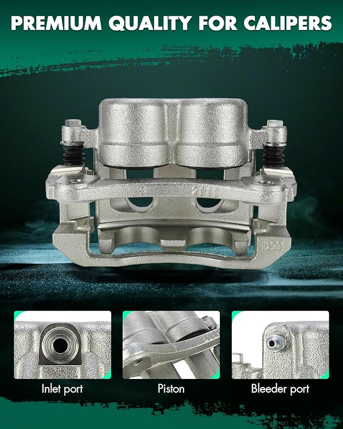 SCITOO Front Left Brake Caliper With Bracket 18B4759 Compatible For Ford 2001-2011 For Mazda 2003-2009 For Mercury 2002-2005