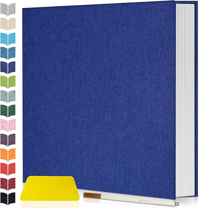 Artfeel Photo Album Self Adhesive Scrapbook, 60 Pages Large Photo Book by Artfeel