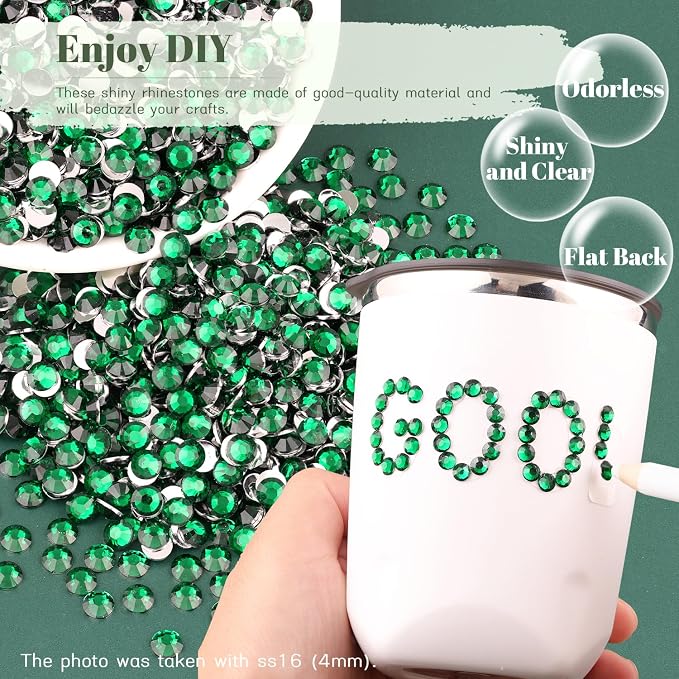 8000PCS 3mm Resin Rhinestones Bulk - Image 4