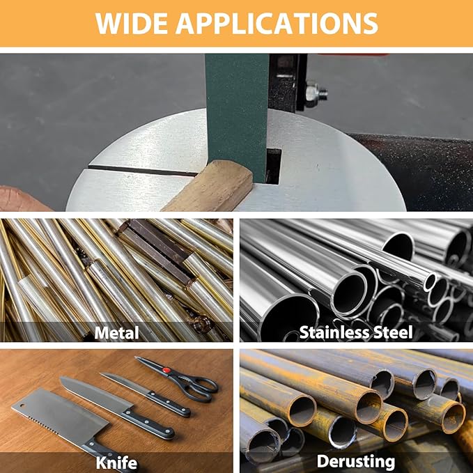 2 x 36 Inch Ceramic Sanding Belts, 2x36 Metal Grinding Sanding Belt 60/80/120/180/240/400 Grit, Sander Belt for Knife Making, Rust Removal, 6 Pack